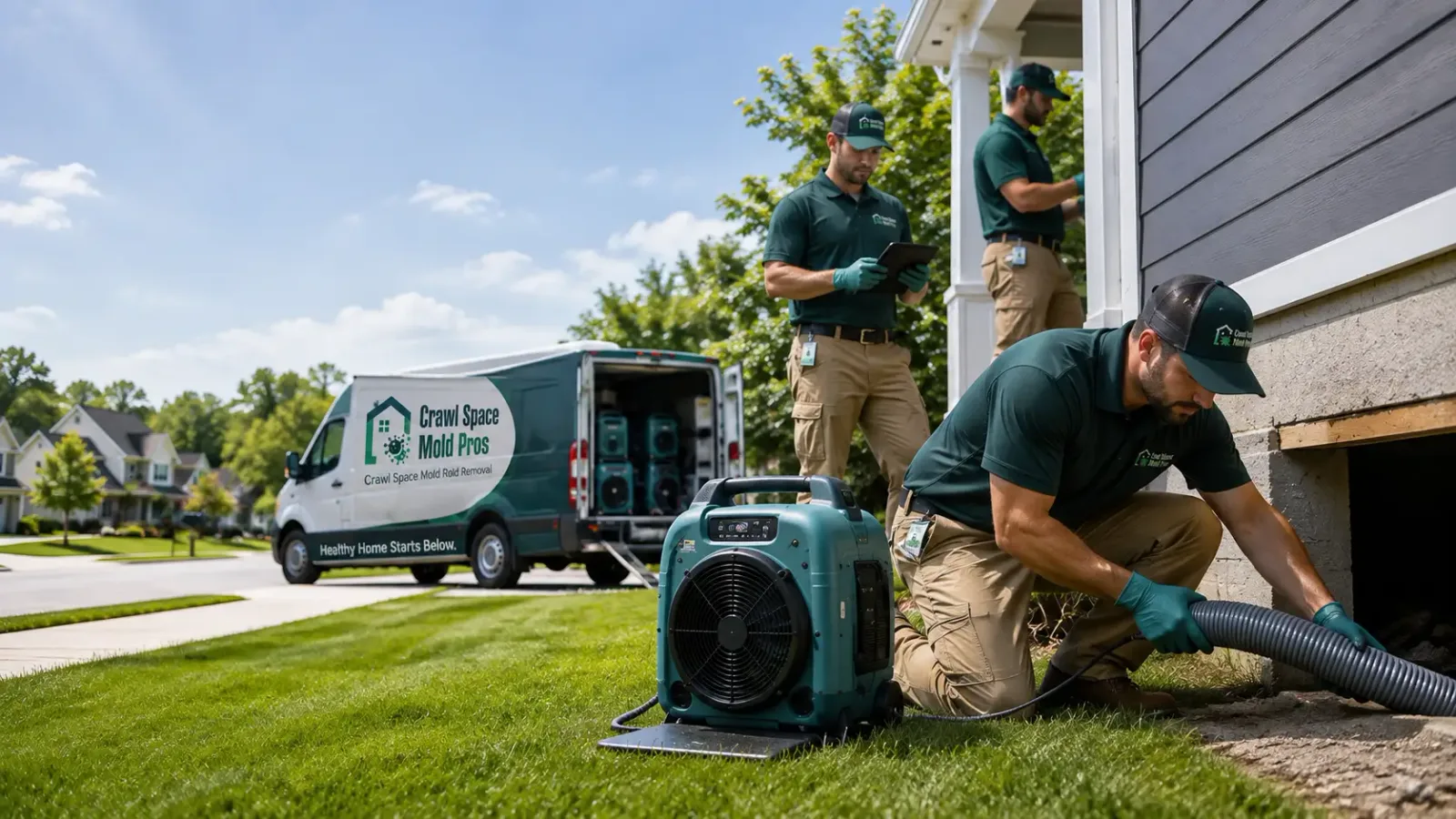 Crawl Space Mold Removal in Keezletown, VA